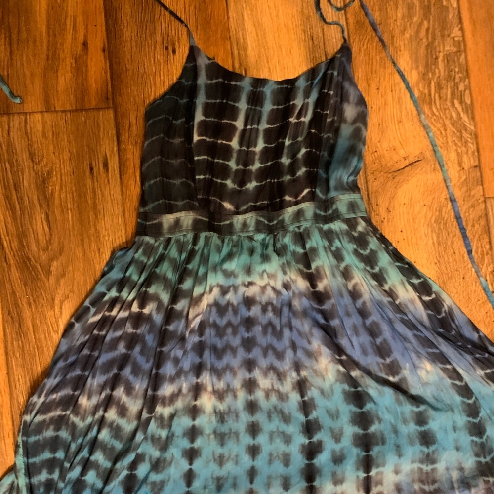 Tie dye mini dress